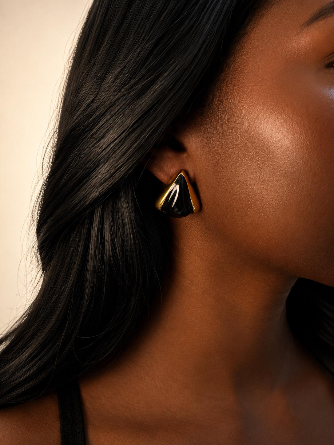 Noir earings